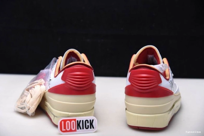 HYPE Red DJ4375-106 White 2 SP Retro Jordan Off-White Low 0728